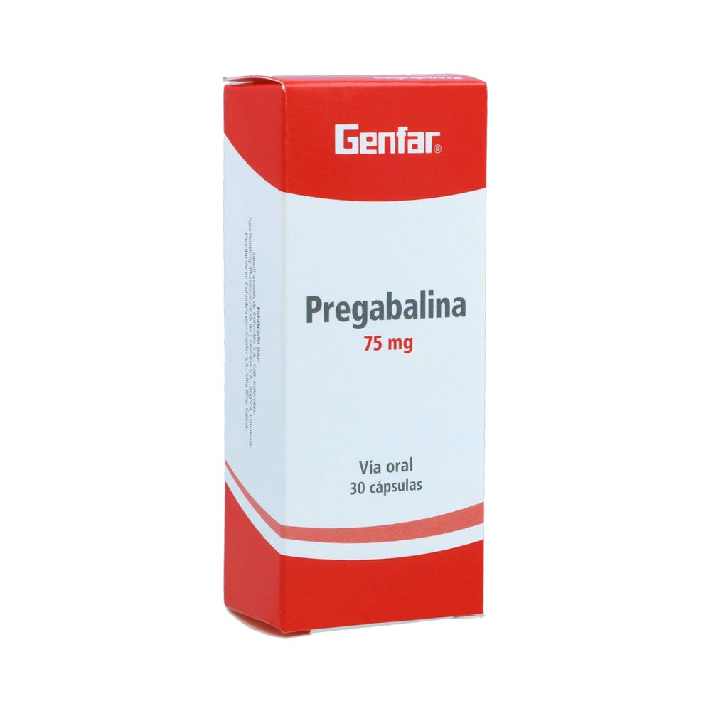 PREGABALINA 75MG CAP CAJ X 30 GENFAR