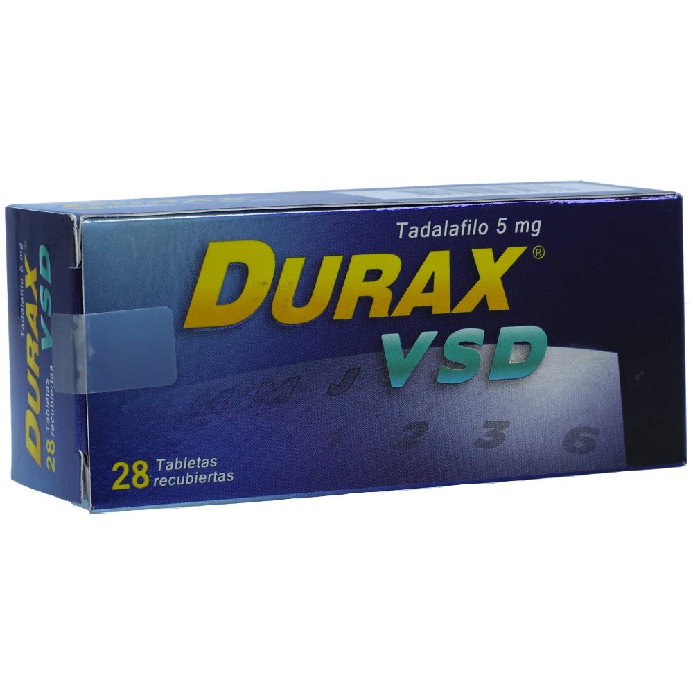 DURAX VSD 5MG TAB REC CAJ X 28