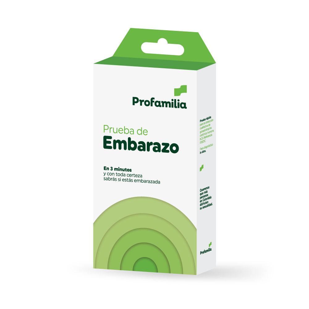 PRUEBA EMBARAZO EN SUERO/ORINA CAJ X 1 PROFAMILIA