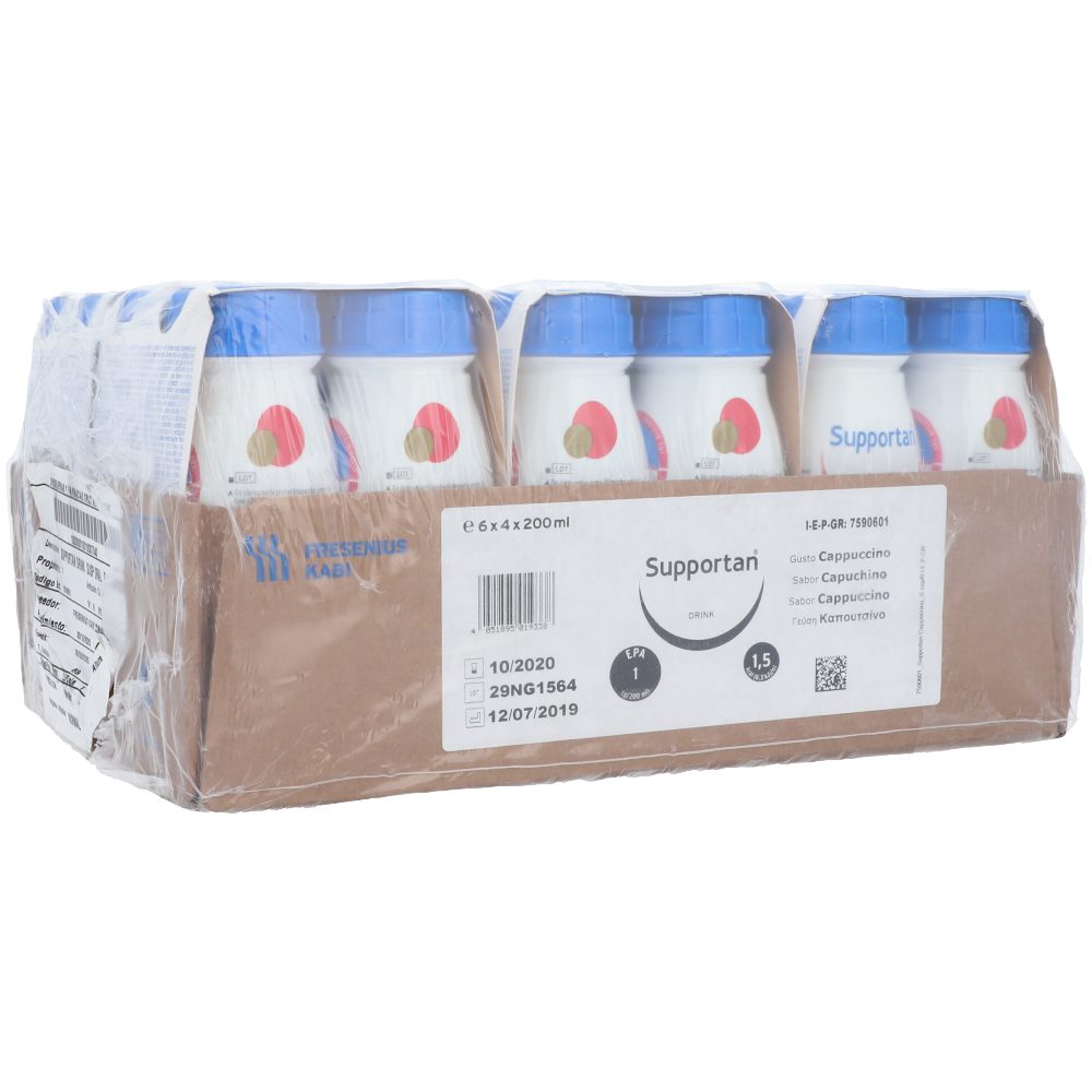 SUPPORTAN DRINK SUSP ORAL CAJ X 24FCOX200ML CAPUCHINO
