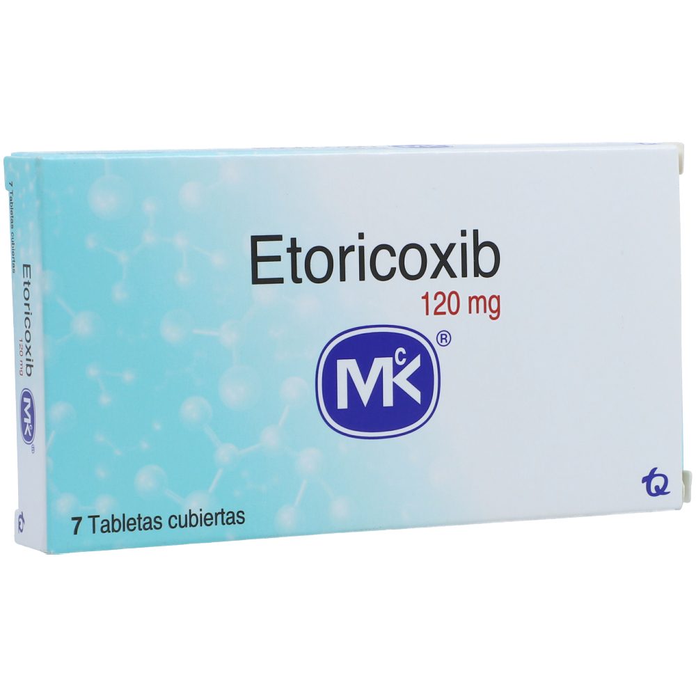 ETORICOXIB 120MG TAB REC CAJ X 7 MK