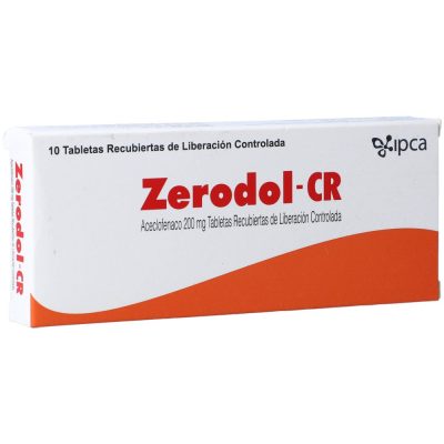 ZERODOL CR 200MG TAB LIB PROL  CAJ X 10