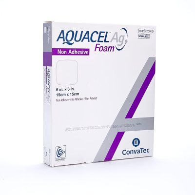 APOSITO ESPUM C/PLATA NO ADHES REF 420645 CAJ X 5 AQUACEL TM AG FOAM 15X15CM