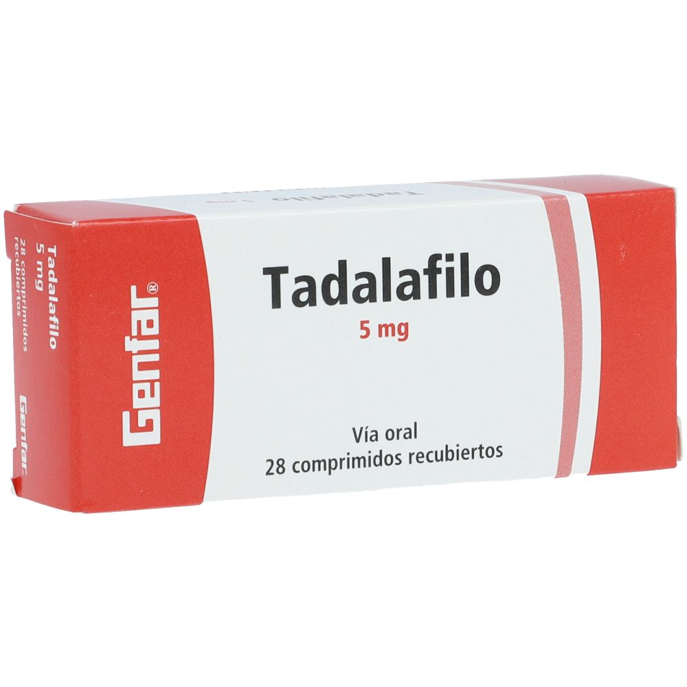 TADALAFILO 5MG TAB REC CAJ X 28 GENFAR