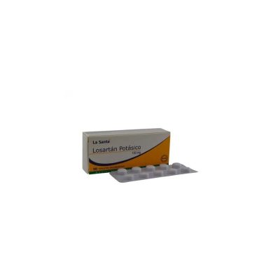 LOSARTAN POTASICO 100MG TAB REC CAJ X 30 LA SANTE