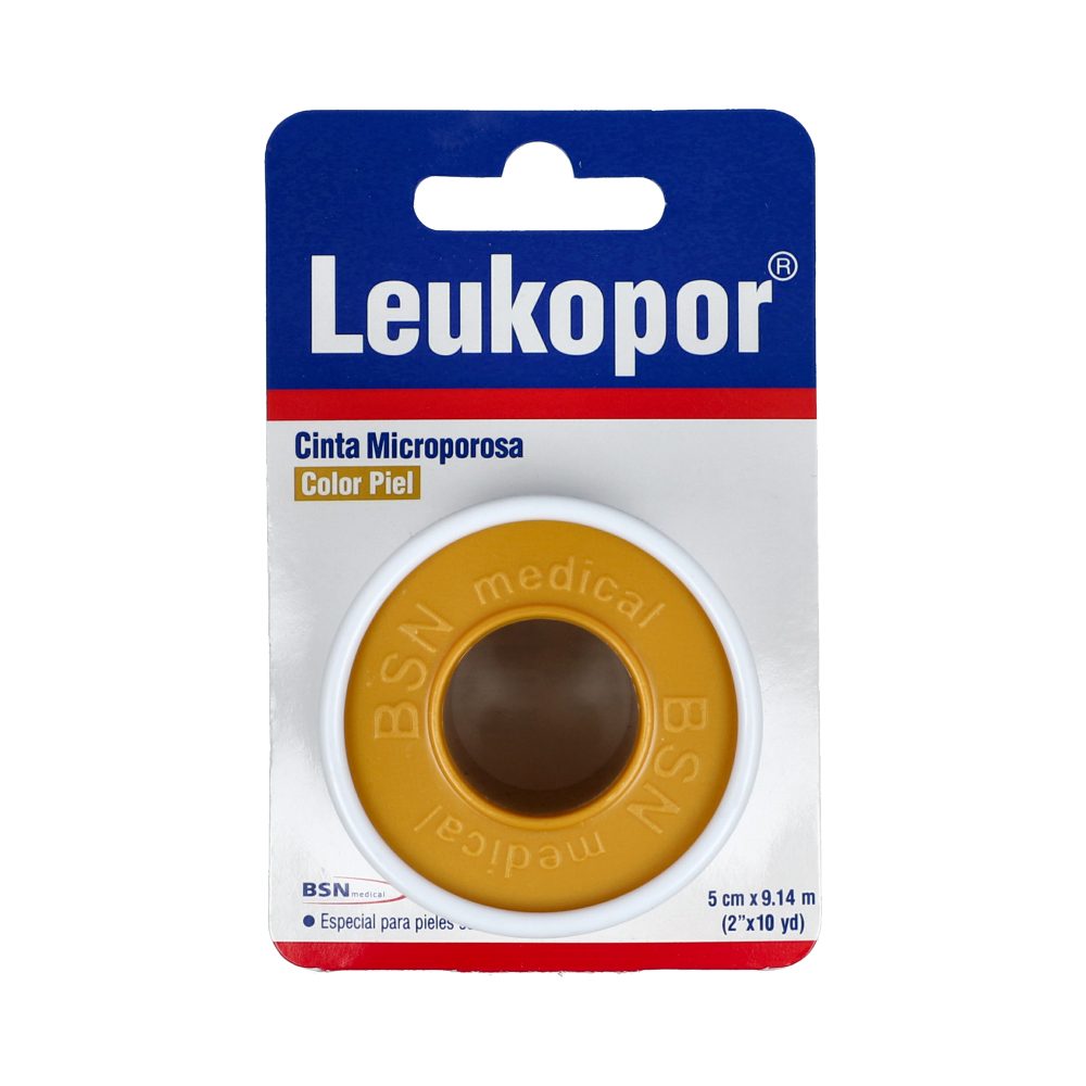 ESPARADRAPO MICROPOROSO SOB X 1 5CMX9.14MT (2X10YD) PIEL