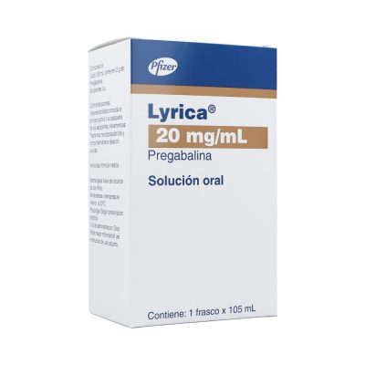 LYRICA 100MG/5ML(2%) SOL ORAL  FCO X 105ML