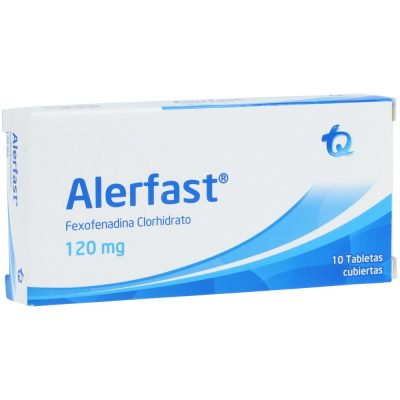 ALERFAST 120MG TAB REC  CAJ X 10