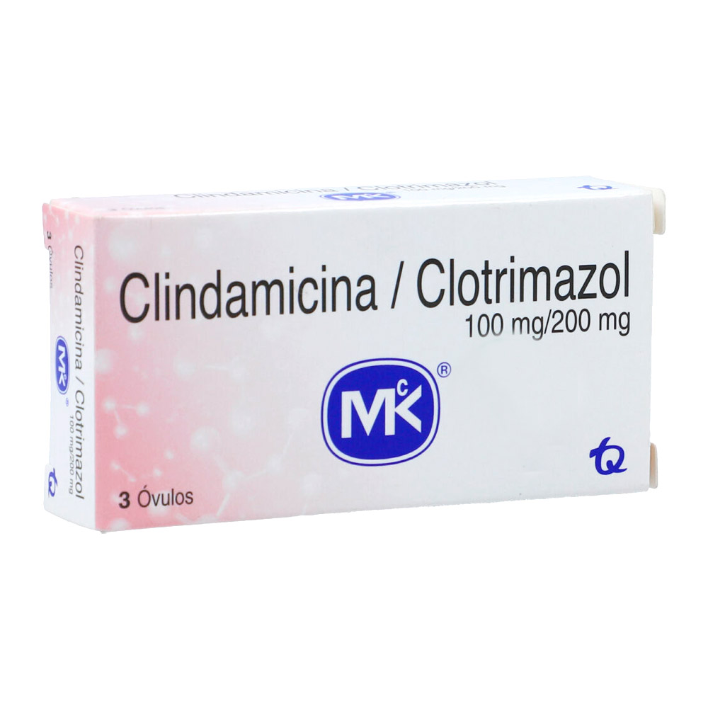 CLINDAMICINA+CLOTRIMAZOL (100+200)MG OVUL CAJ X 3 MK