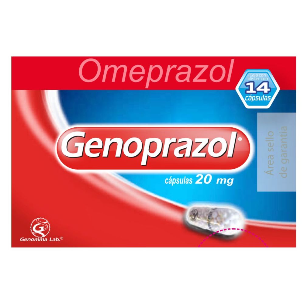 GENOPRAZOL 20MG CAP LIB RET CAJ X 14