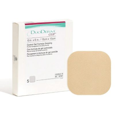 APOSITO DUODERM CGF REF 187661 CAJ X 5 CONVATEC (6X6)(15X15)CM