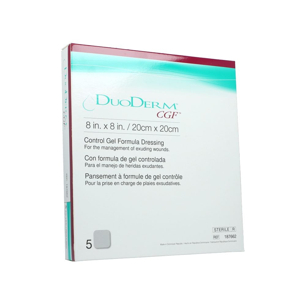 APOSITO DUODERM CGF REF 187662 CAJ X 5 CONVATEC (8X8)(20X20)CM
