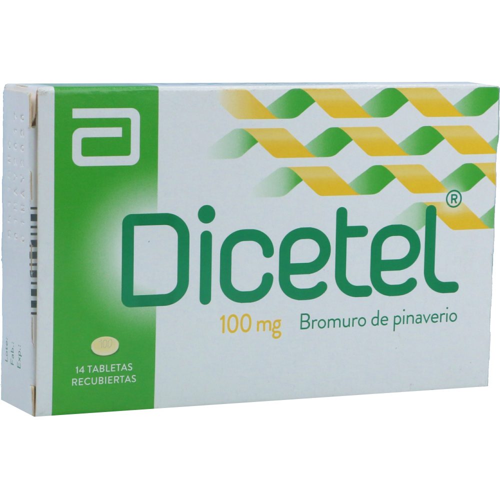 DICETEL 100MG TAB REC CAJ X 14