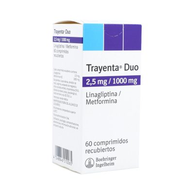 TRAYENTA DUO (2.5+1000)MG TAB REC FCO X 60