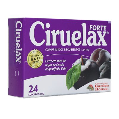 CIRUELAX FORTE 125MG TAB CAJ X 24