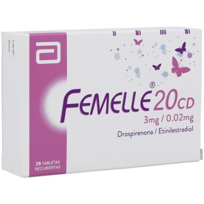 FEMELLE 20 CD (3+0.02)MG TAB REC  CAJ X 28