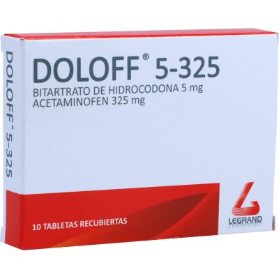 DOLOFF (325+5)MG TAB REC CAJ X 10