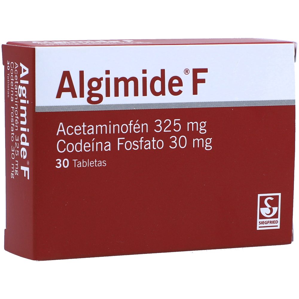 ALGIMIDE (325+30)MG TAB CAJ X 30