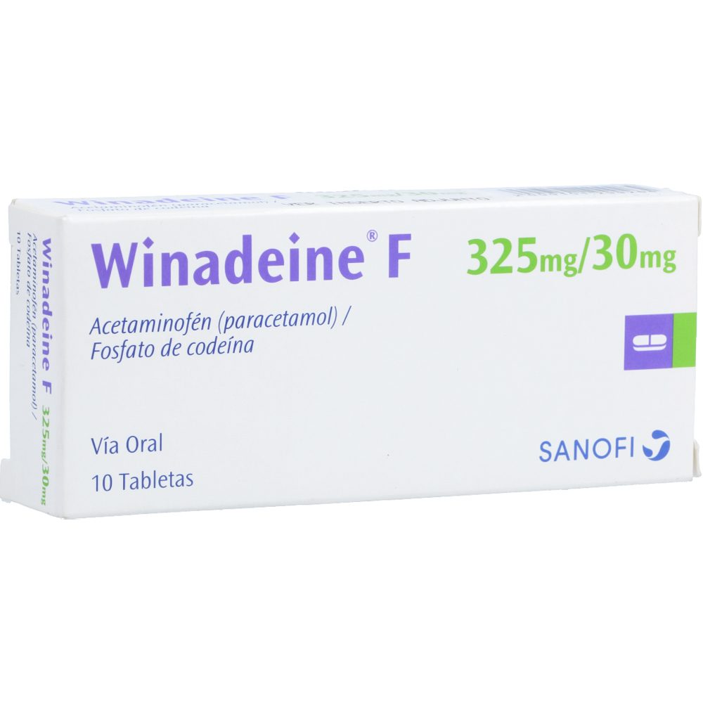 WINADEINE F (325+30)MG TAB CAJ X 10