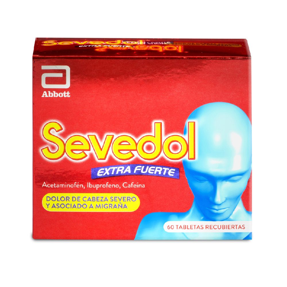 SEVEDOL EXTRA FUERTE (250+65+400)MG TAB REC CAJ X 60
