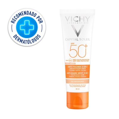 PROT SOLAR IDEAL SOLEIL VICHY TUB X 50ML SPF 50+ ANTIMANCHAS COLOR 3 EN 1