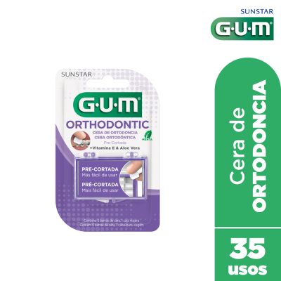 CERA ORTODONCIA PRECORTADA CON VITAMINA E MENTA CAJ X 1 GUM
