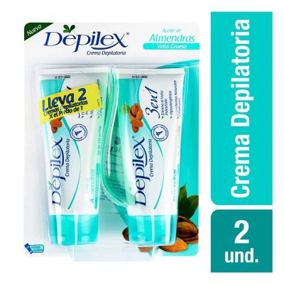 PROMO CREMA DEPILATORIA DEPILEX MEGA PACK PAQ X 2TUB X 100GR