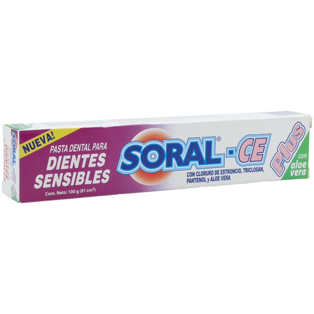 CREMA DENTAL CE PLUS SORAL-F TUB X 100GR