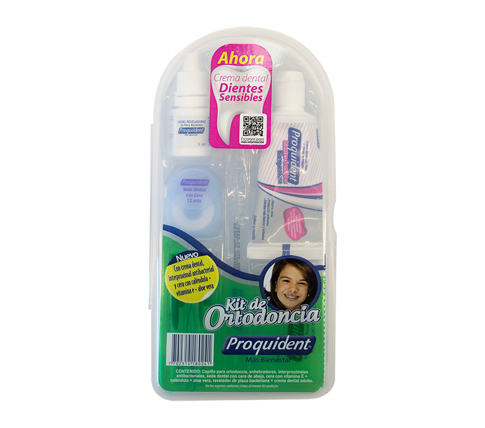 KIT DE ORTODONCIA PAQ X 1 PROQUIDENT