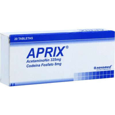 APRIX (325+8)MG TAB CAJ X 20