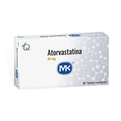 ATORVASTATINA 40MG TAB REC CAJ X 30 MK