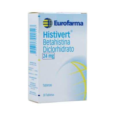 HISTIVERT 24MG TAB  CAJ X 30
