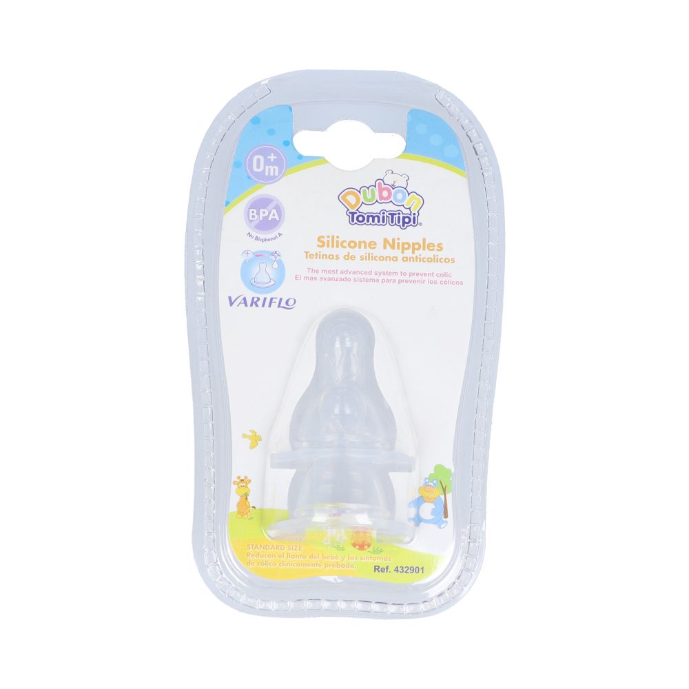 2PK TETINA ANGOSTA SILICONA PAQ X 2 REF 432901