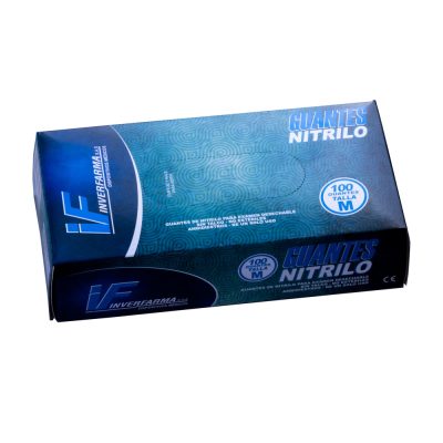 GUANTES NITRILO AZUL CAJ X 100 TALLA M