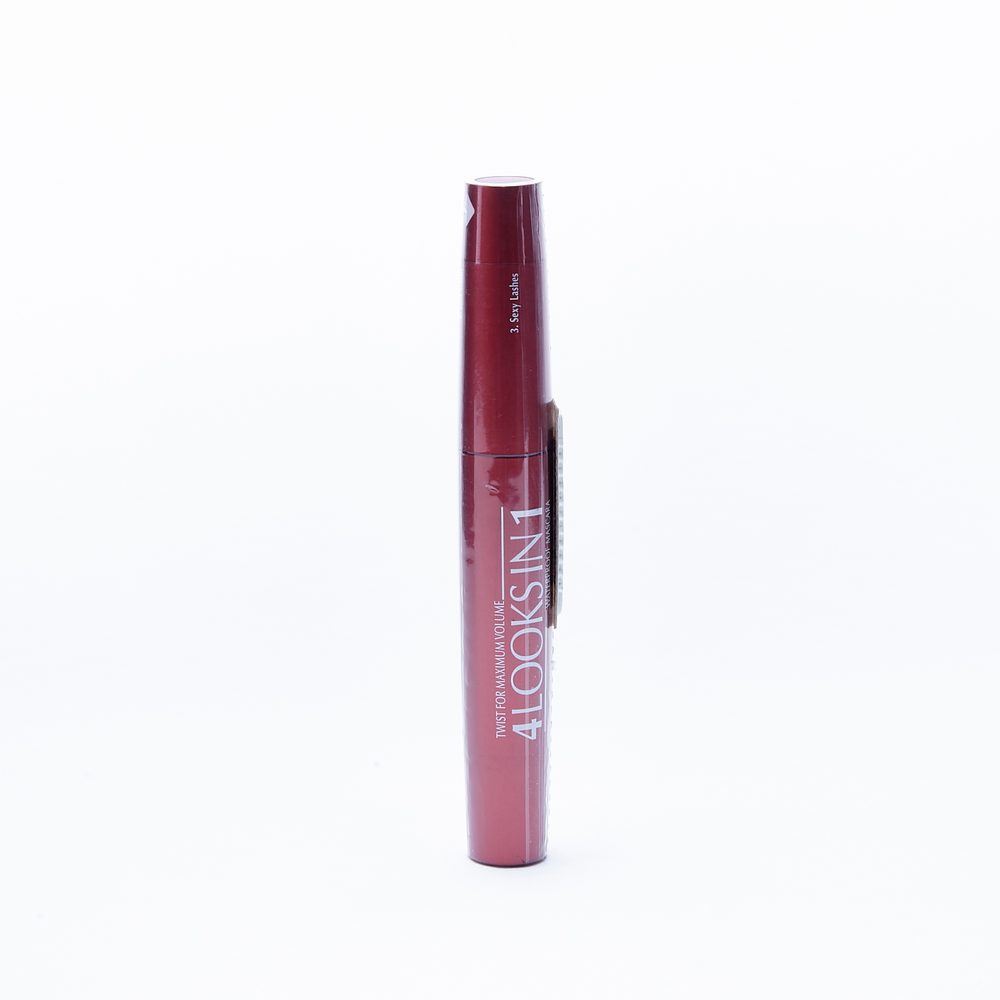 MASCARA WATERPROOF VOGUE PIEZA 4LOOK IN 1 BLACK
