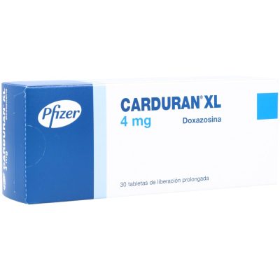 CARDURAN XL 4MG TAB LIB PROL CAJ X 30