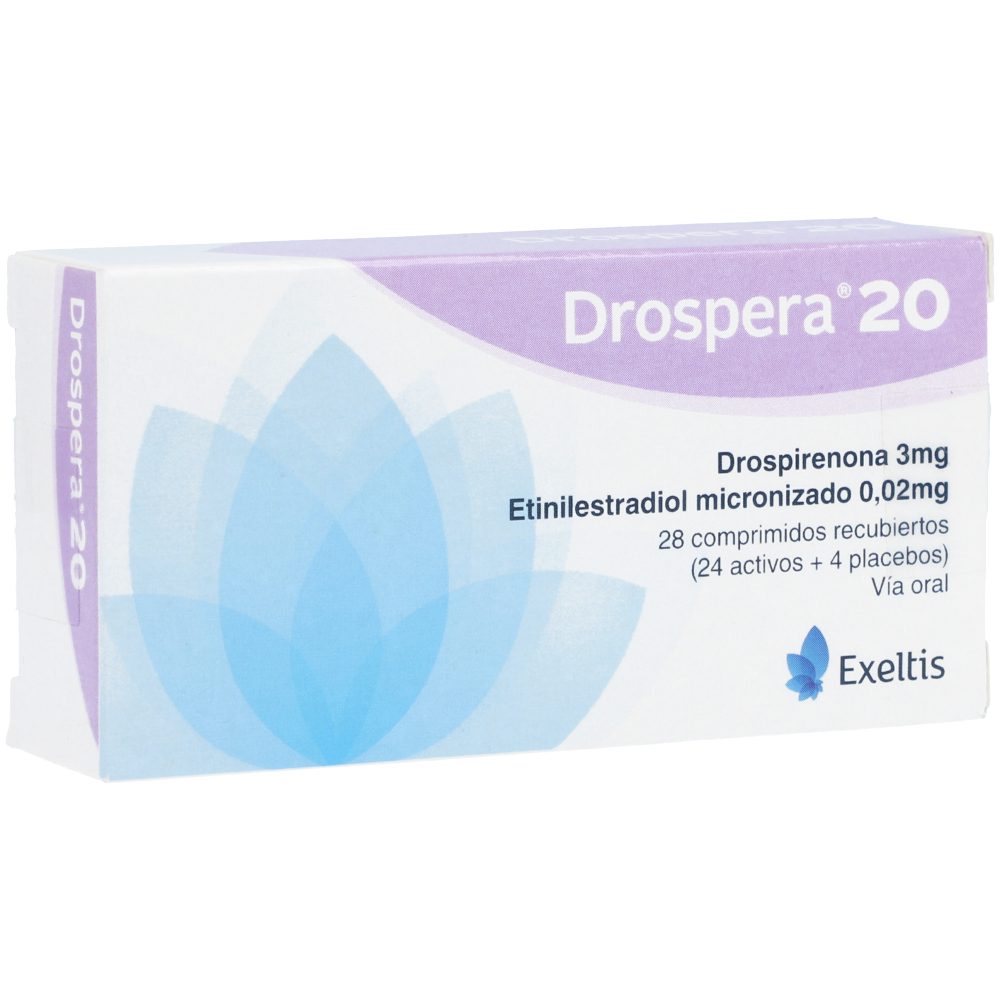 DROSPERA 20 (3+0.02)MG TAB REC CAJ X28(4PLACEBO)
