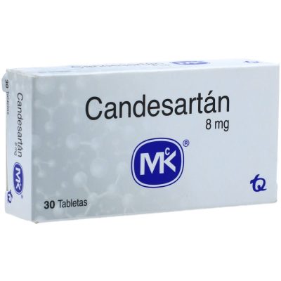 CANDESARTAN 8MG TAB CAJ X 30 MK