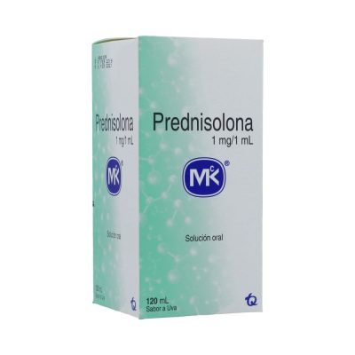 PREDNISOLONA 5MG/5ML(0.1%) SOL ORAL FCO X 120ML MK UVA
