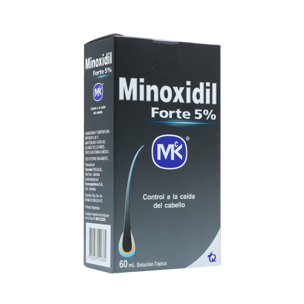 MINOXIDIL FORTE 5% LOC CAPIL FCO X 60ML MK