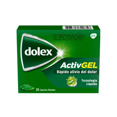 DOLEX ACTIVGEL 500MG CAP BLAND  CAJ X 20