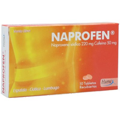 NAPROFEN (50+220)MG TAB REC CAJ X 10