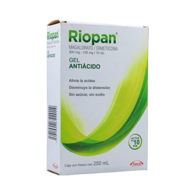 RIOPAN (400+50)MG/5ML(8+1)% GEL ORAL FCO X 250ML