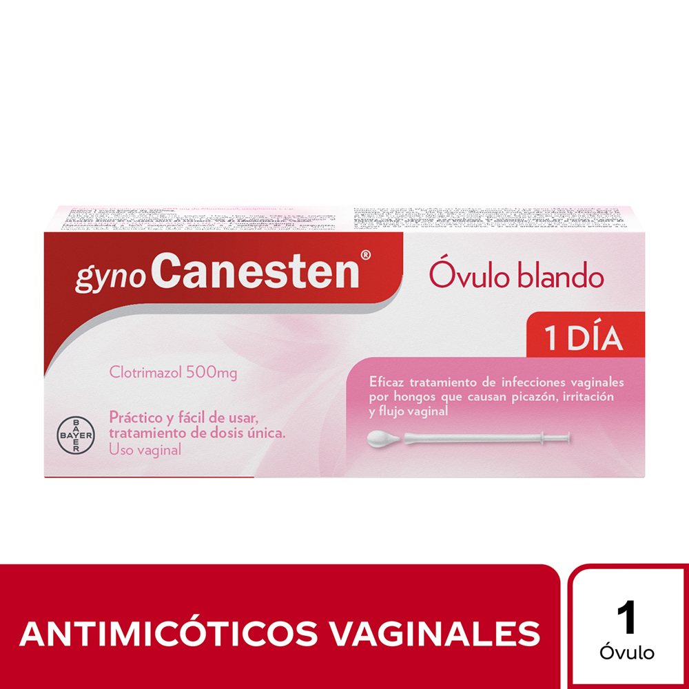 GYNOCANESTEN 500MG OVUL CAJ X 1
