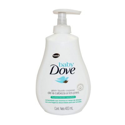 JABON LIQUIDO CORPORAL BABY DOVE FCO X 400ML HUMECTACION SENSIBLE