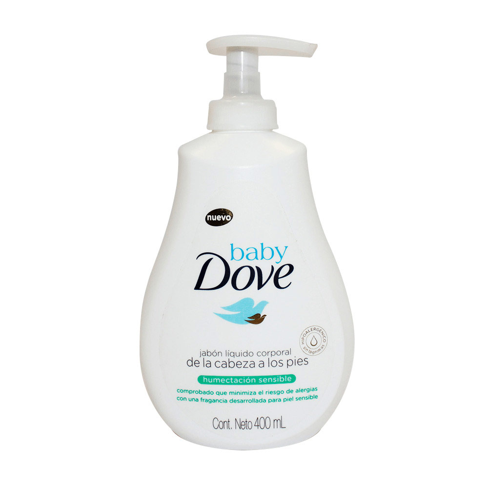 JABON LIQUIDO CORPORAL BABY DOVE FCO X 400ML HUMECTACION SENSIBLE