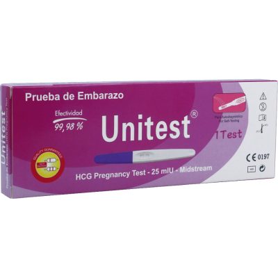 PRUEBA DE EMBARAZO TIPO LAPICERO REF RDV1002 CAJ X 1 UNITEST