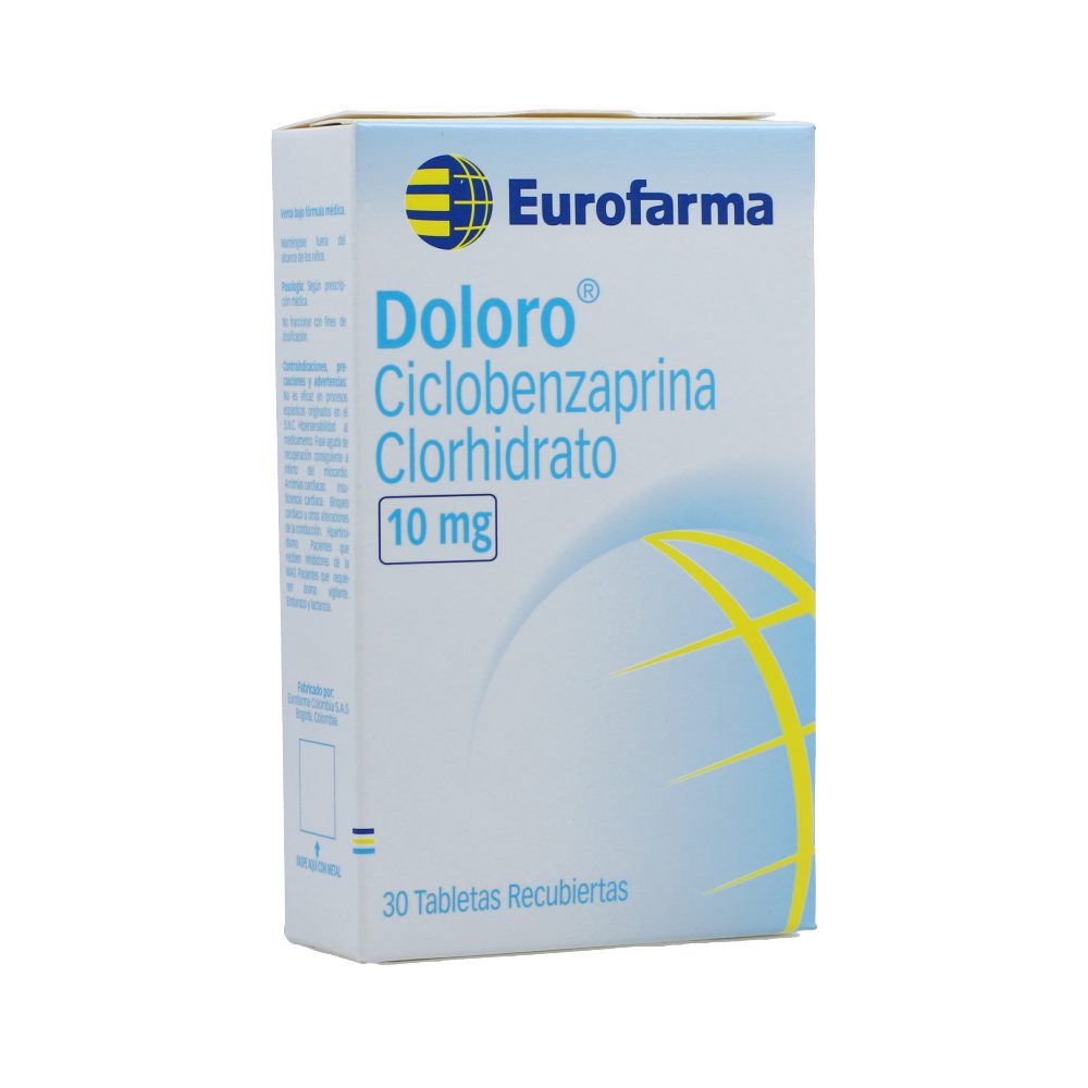 DOLORO 10MG TAB REC CAJ X 30