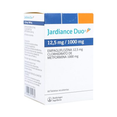 JARDIANCE DUO (12.5+1000)MG TAB REC  CAJ X 60