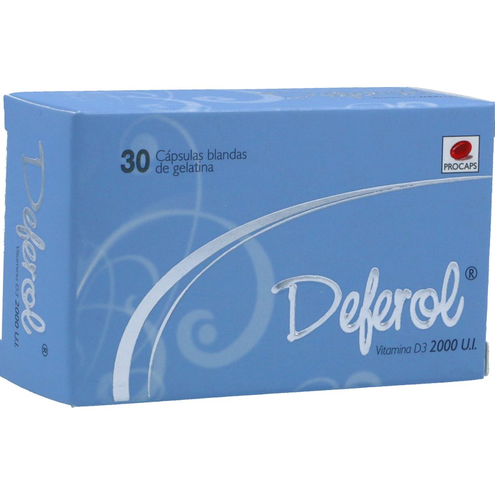 DEFEROL 2000UI CAP BLAND CAJ X 30